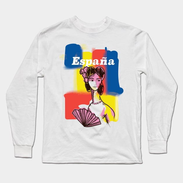 Espana Long Sleeve T-Shirt by nickemporium1